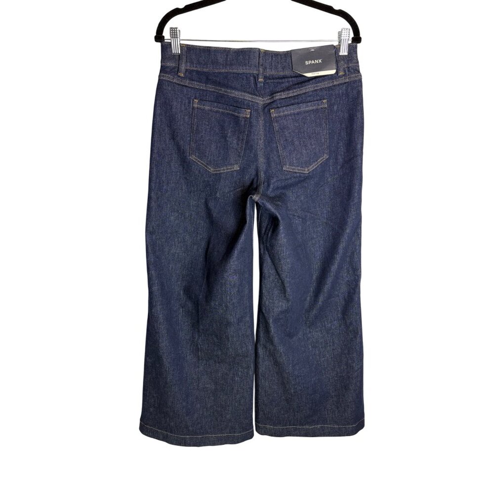 SPANX Navy Wide Leg Pants - Picture 5 of 14